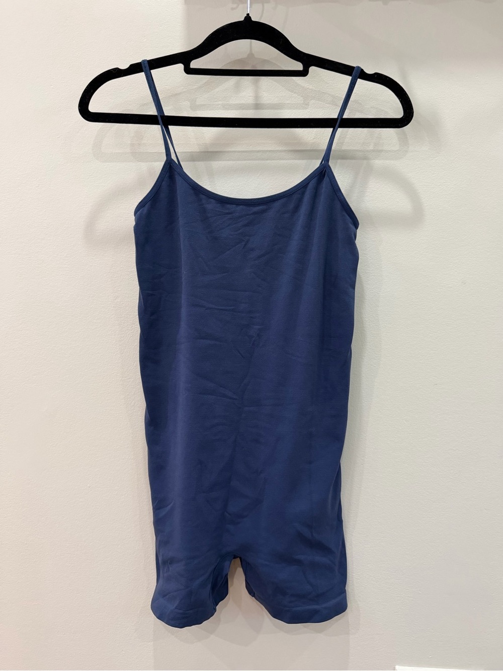 Free People Navy Spaghetti-Strap Romper